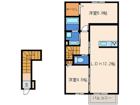 D-roomフェニックス糸島の物件間取画像